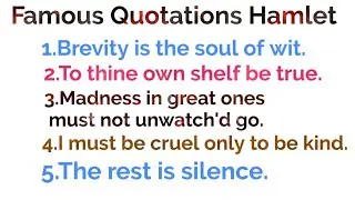 Hamlet by William Shakespeare famous Quotations uptgt pgt net english learning tgtpgt