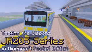 MINECRAFT: Trying Out The Gibbonz JR205 Series in Minecraft Pocket Edition