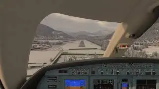 Steep Approach into Lugano Switzerland aboard the Cessna CJ4 #aviation 