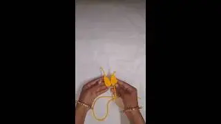 Simple DIY how to make macrame earrings tutorial #handmade
