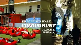 Melbourne Australia Photo Walk - Color Hunt Challenge | A Day of Street Photography with Kodak Gold