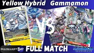 Yellow Hybrid VS Gammamon | Digimon Card Game | EX5 Animal Colosseum