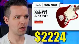 Building the MOST $$$ Expensive Guitars in the Fender Mod Shop
