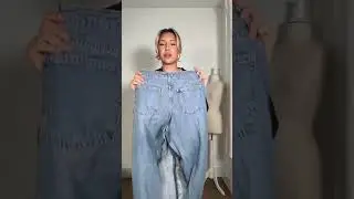 Мастер-класс по переделке джинсов в длинную юбку 👖🪡