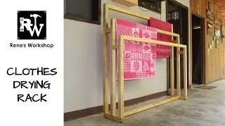 How to Make Clothes Drying Rack | Towel Rack Stand
