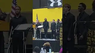 Boss singing at the MLK prayer breakfast. #choir #chorus #bass #senioryear