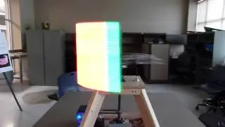Daylight Demo of LED POV Display