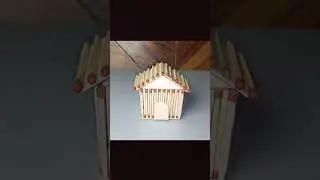 Match sticks house.#house #craft #matchsticks