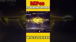 MP40- FLASHING SPADE |  GARENA FREE FIRE NO ONE GUN SKIN GOOD LEVEL ONE TAP | CUSTOM KING  GUN SKIN