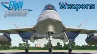MSFS2020 Top Mach Studios YF-23 Weapons Update Quick Flight