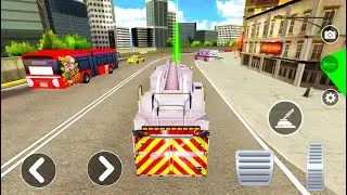 Fire Truck Simulator Truck Game - Fire Fighter Rescue Truck - Android Gameplay 