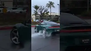 Porsche 992 GT3 Touring drifting