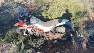 Averiada😡KTM 390 Adventure R😱se para sin avisar.