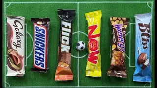 ASMR Sweet Football Showdown | Trending Candies, Chocolates & Lollipops Score Goals