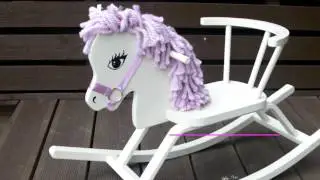 Kiikhobune enne ja p&auml;rast (rocking horse makeover)