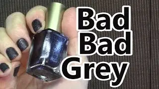 L'Oreal Bad Bad Grey 704 Textured Nail Polish