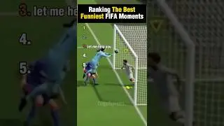 Рейтинг самых смешных моментов FIFA #fifa #eagames #football #shorts
