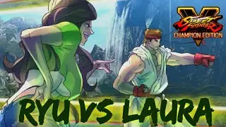 SFV: CE #1 Ranked Ryu Tjommmi vs Laura Analysis