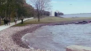 Testing out a swimming robot