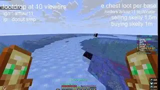 donut smp | lootdrop with neth block