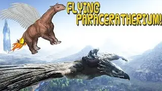 ARK:Survival Evolved XBOX ONE - FLYING PARACERATHERIUM! OFFICIAL SERVER! ( GLITCH )