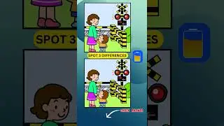 30sec ⏰️ Spot The Difference. Puzzle that riddles your mind.🧩  #puzzle #findthedifference