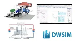 Heat pump process model and simulation in DWSIM