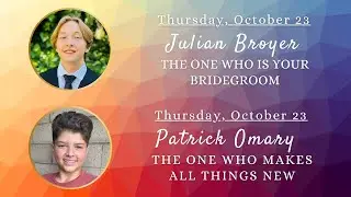 The ONE Youth Preaching Seminar--Night 7--Julian Broyer & Patrick Omary