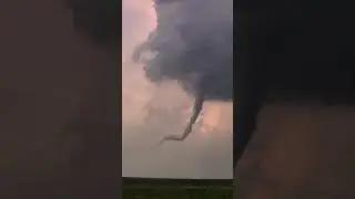 Dramatic tornado rope out sequence from Osage County, Oklahoma during an early summer storm chase.