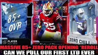 MASSIVE 85+ ZERO CHILL PACK OPENING FOR LTD 95 SHERMAN! ARE THESE WORTH IT | MADDEN 20 ULTIMATE TEAM