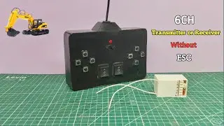6 Channel Transmitter or Receiver Making At Home 🔥🔥rc remote control kaise banaye / rc remote making