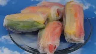 Rainbow Spring Rolls - with yoyomax12