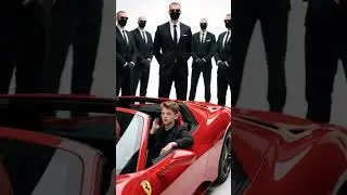 Reicher 19-J&auml;hriger im Ferrari mit Bodyguards #Ferrari #Luxus