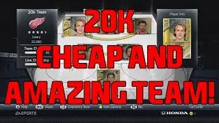 NHL 14 HUT | Team Build: 20k AMAZING and CHEAP Team! | TacTixHD