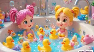Baby Dolls Swimming in the Sink | Fun Kids Song | Toonzy Wheels kids 