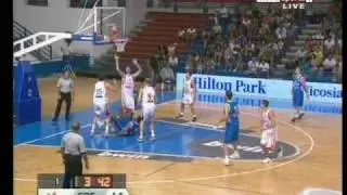 Greece - Croatia 90-81 Love Cyprus Basketball tournament (8-8-10) highlights