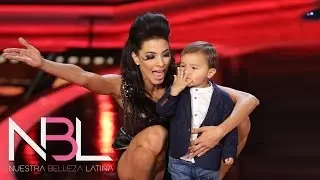 El hijo de Patricia la visitó en la gala de NBL VIP