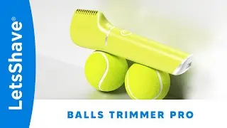 LetsShave Balls Trimmer PRO | Rounded Blades | LED Spotlight | 2 YEARS WARRANTY