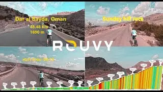 Rouvy. Dar al Bayda . Sunday hill race #rouvy ]virtualcycling #hillclimbrace #oman #youtube