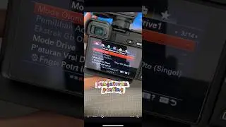 Mode memotret/drive 1 pada kamera sony a6400
