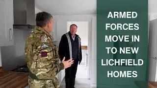Armed Forces families move into new Lichfield homes