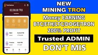 New Doubler Sites 2021 | Cloud MINING TRX Bitcoin Doubler Website | TRON BTC Doubler Money Earning