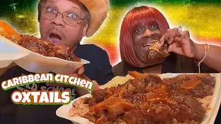 Caribbean Citchen review and  Mukbang- Oxtails and Jerk Chicken Feast🔥