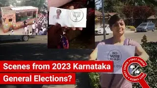 FACT CHECK: Videos of BJP Vehicle Vandalised & BJP Cash-for-Votes Operation from K'taka 2023 Polls?