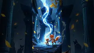 Return to the Ancient Temple 👻 #animation #fairytales #cat #fox #cartoon