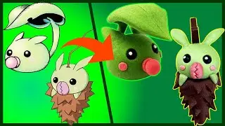 Leafmon & Minomon (Digimon) with Clay