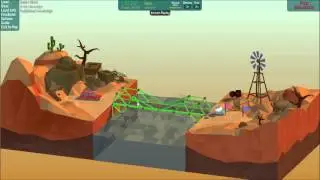 Poly Bridge Desert Winds 2-12 12m Large Paddleboat Drawbridge