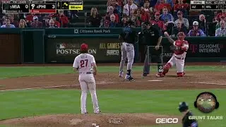 Marlins were furious after a terrible strike call!! vs. Phillies - Wild Card