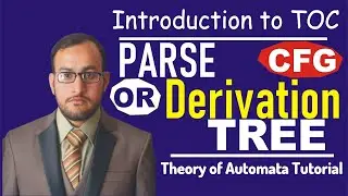 🌲 Derivation Tree of CFG // Parse Tree in Automata Theory TOC // CFG Derivation