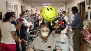 Exeter Hospital COVID-19 patient goes home!